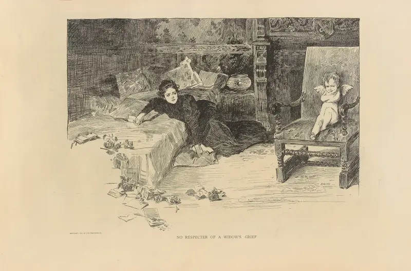 No respecter of a widow’s grief av Charles Dana Gibson