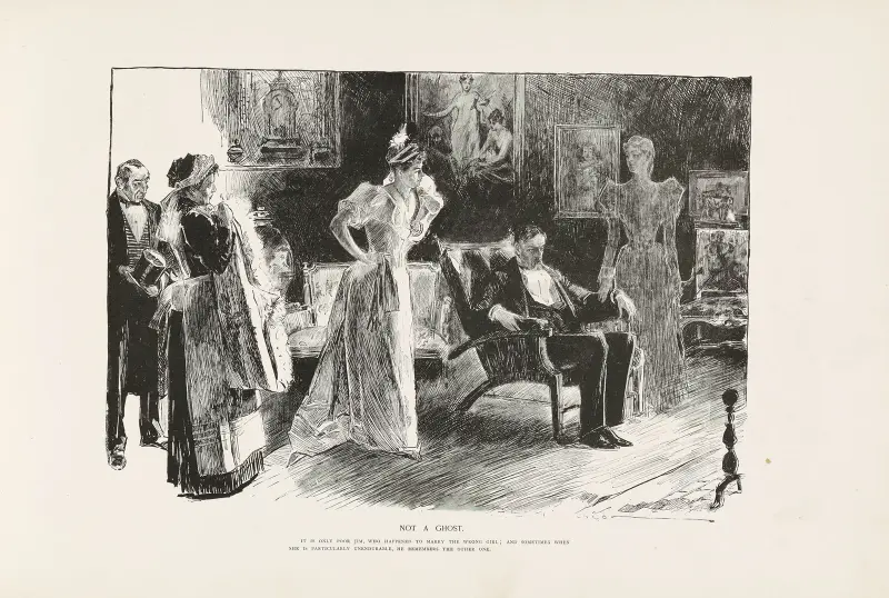 Not a ghost av Charles Dana Gibson