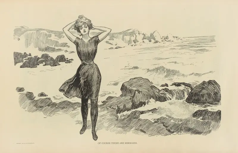 Så klart det finns sjöjungfrur av Charles Dana Gibson