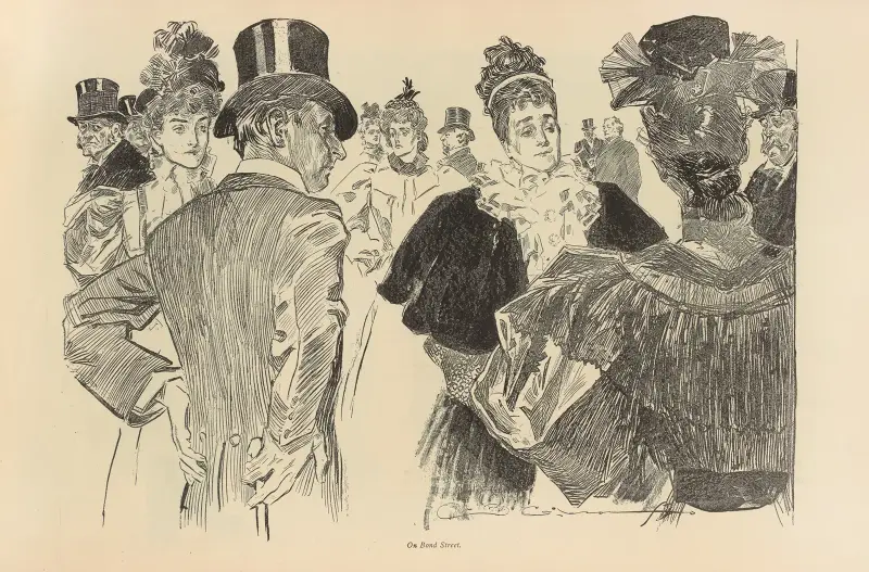 On Bond Street av Charles Dana Gibson