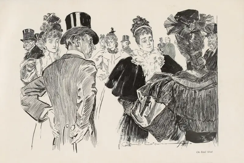 On Bond Street av Charles Dana Gibson