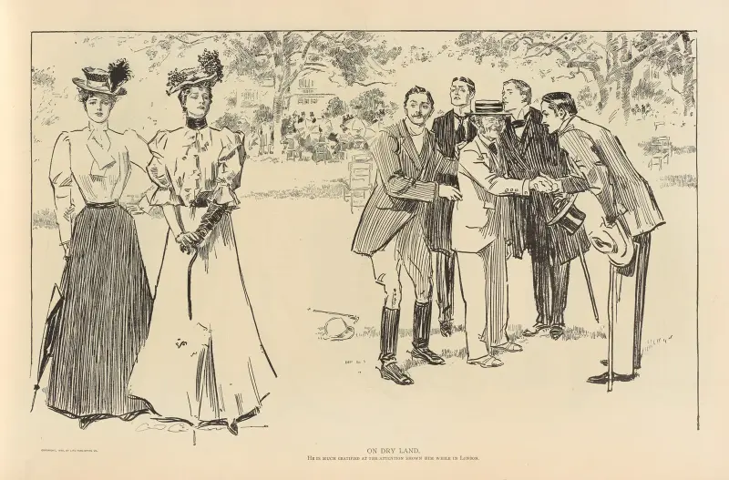 På torra land av Charles Dana Gibson