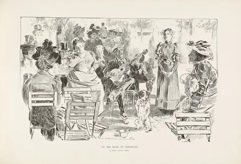 På vägen till Versailles av Charles Dana Gibson