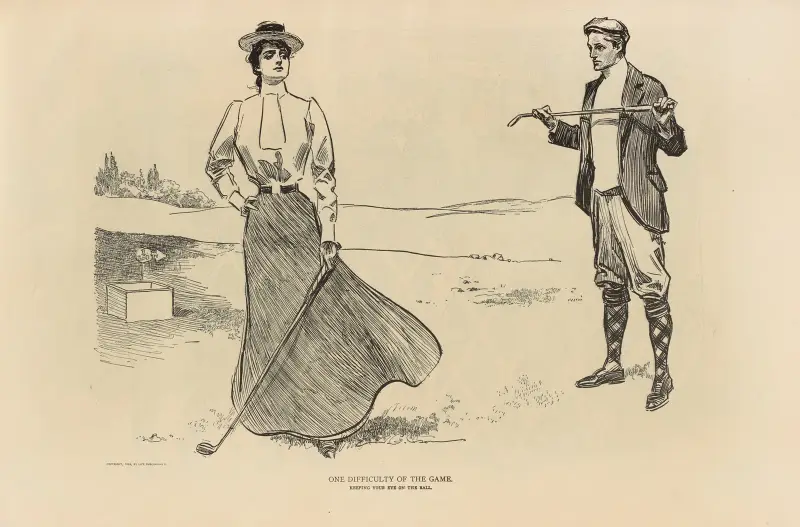 En svårighet i spelet av Charles Dana Gibson