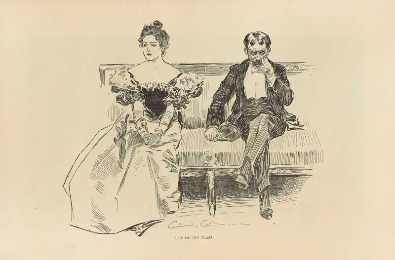 Out of his class av Charles Dana Gibson