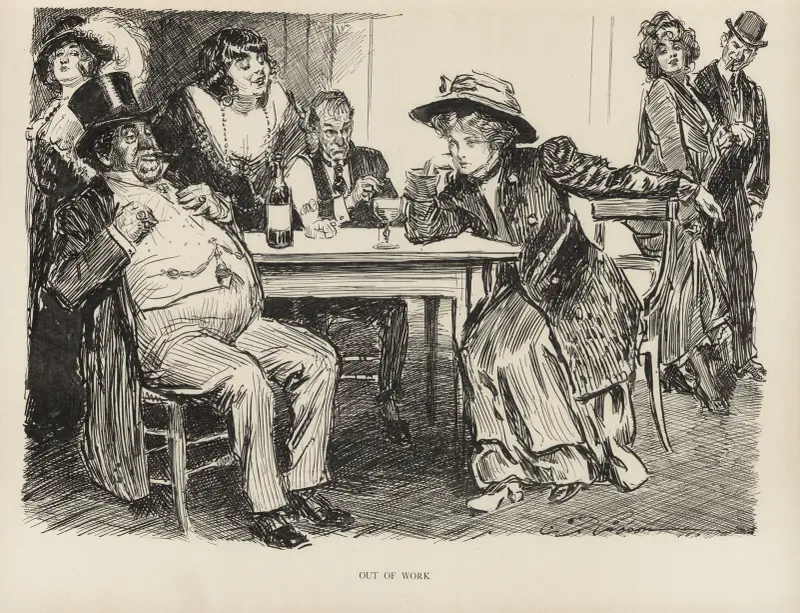 Arbetslös av Charles Dana Gibson