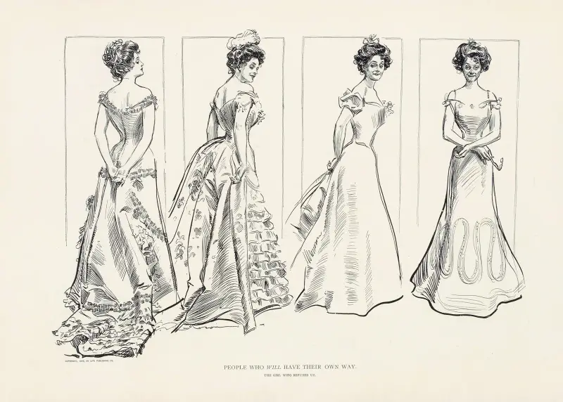 De som vill ha sin vilja fram – Flickan som sa nej till oss av Charles Dana Gibson
