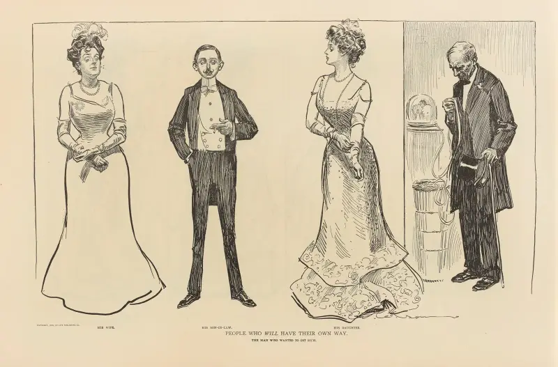 Menschen, die ihren eigenen Kopf haben. Der Mann, der reich werden wollte von Charles Dana Gibson
