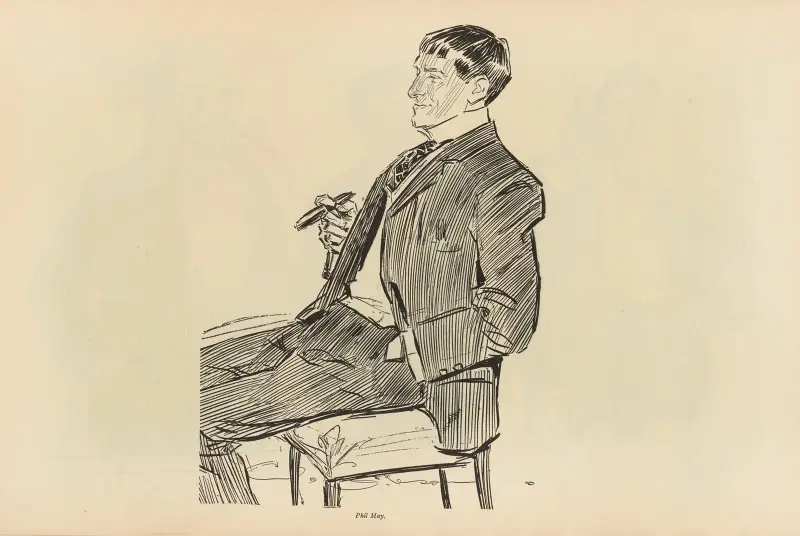 Phil May, 1893 von Charles Dana Gibson