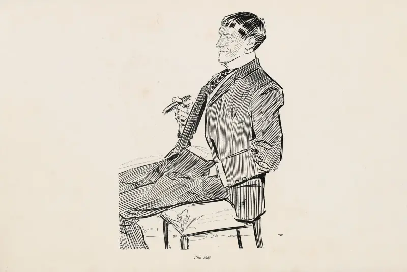 Phil May av Charles Dana Gibson