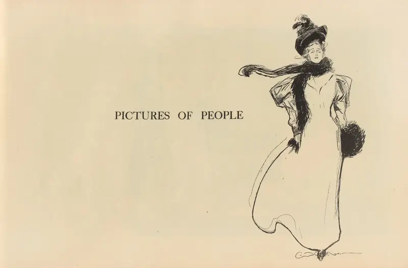 Pictures of people av Charles Dana Gibson