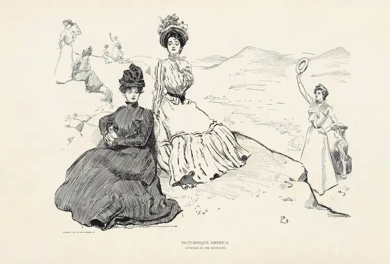 Picturesque America – Anywhere in the mountains av Charles Dana Gibson