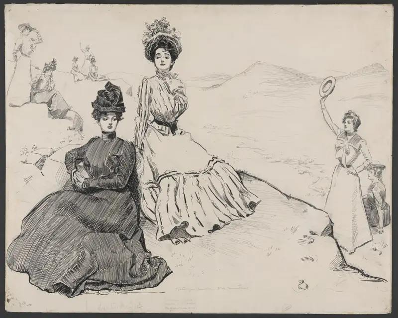 Pittoreska Amerika, var som helst i bergen av Charles Dana Gibson