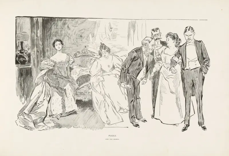 Puzzle – Find the heiress av Charles Dana Gibson