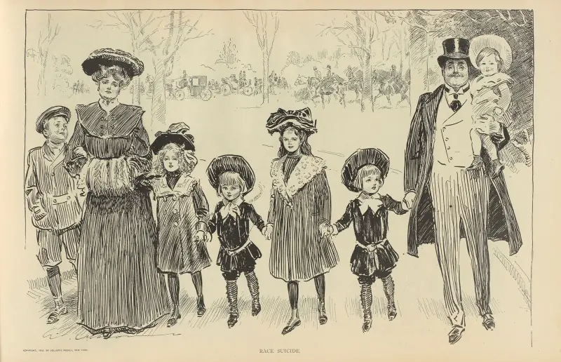Race suicide av Charles Dana Gibson