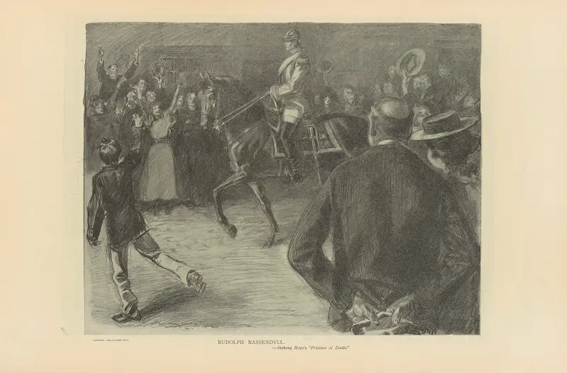 Rudolph Rassendyll.—Anthony Hope’s ‘Prisoner of Zenda.’ av Charles Dana Gibson