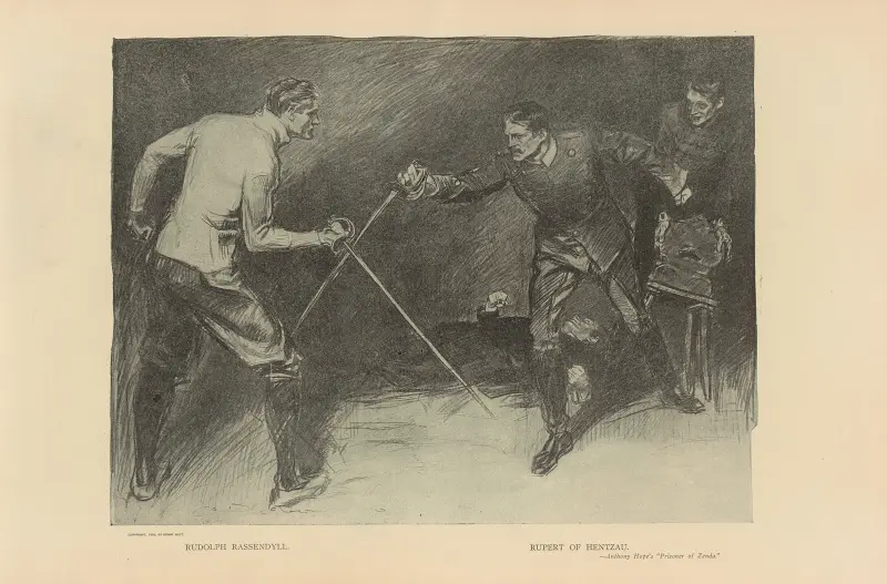 Rudolph Rassendyll. Rupert of Hentzau av Charles Dana Gibson