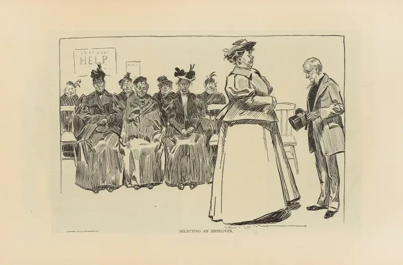Att välja arbetsgivare av Charles Dana Gibson