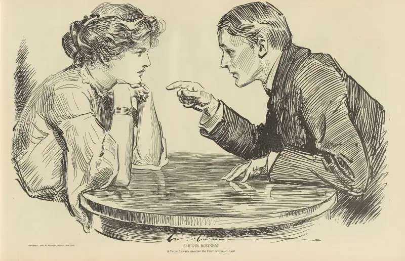 Serious business av Charles Dana Gibson