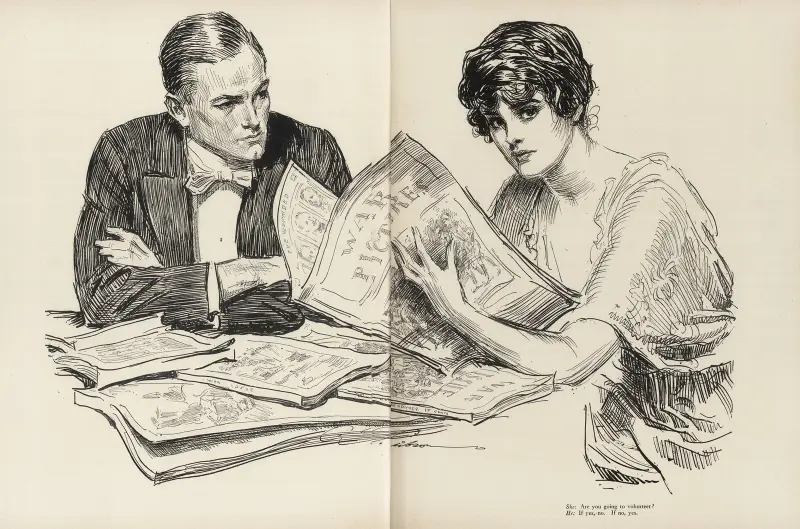 Hon; tänker du anmäla dig av Charles Dana Gibson