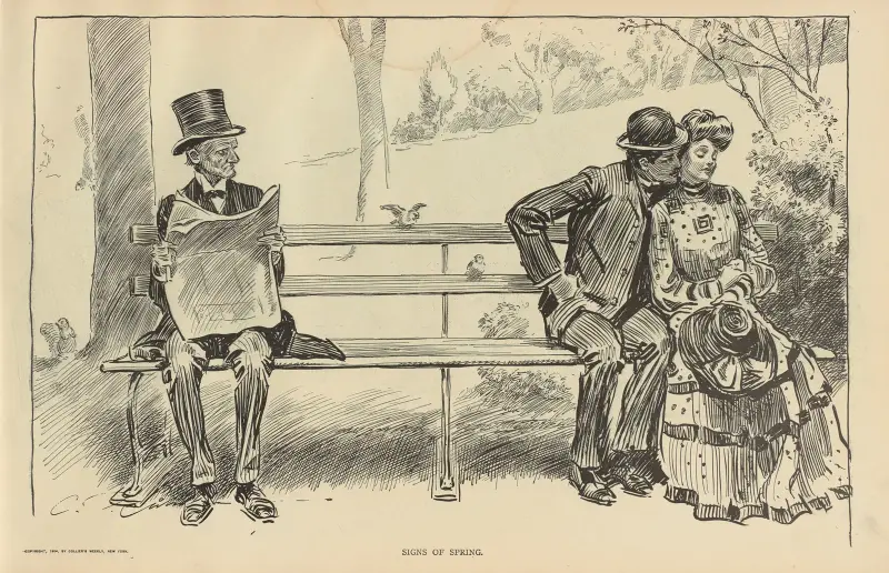 Vårtecken av Charles Dana Gibson