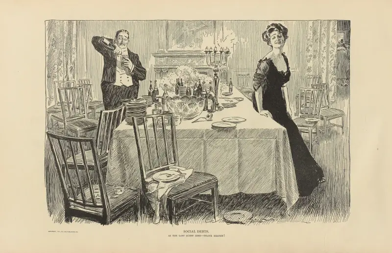 Soziale Schulden von Charles Dana Gibson