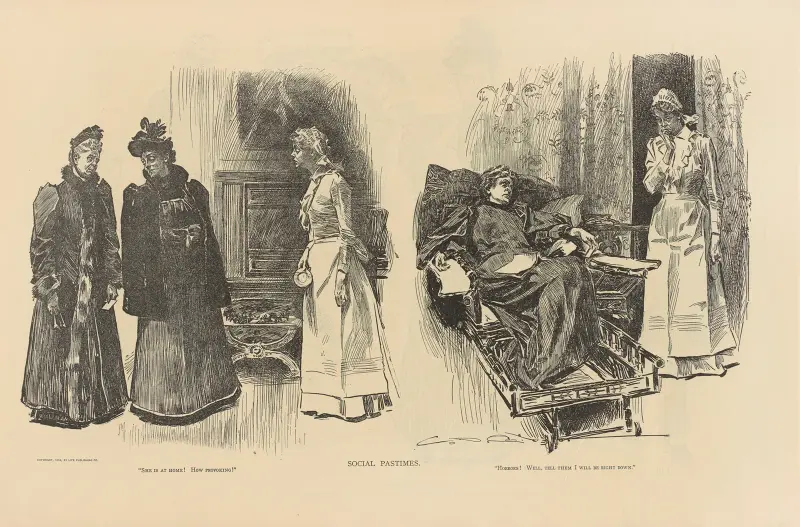 Social pastimes av Charles Dana Gibson