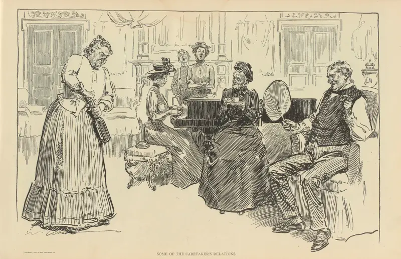 Some of the caretaker’s relations av Charles Dana Gibson