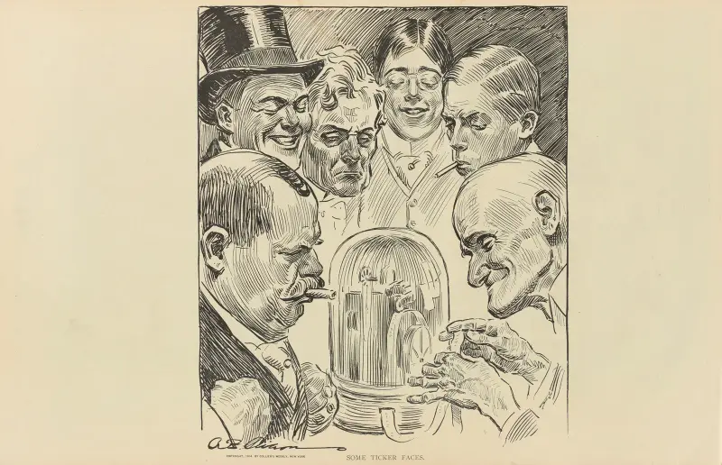 Some ticker faces av Charles Dana Gibson