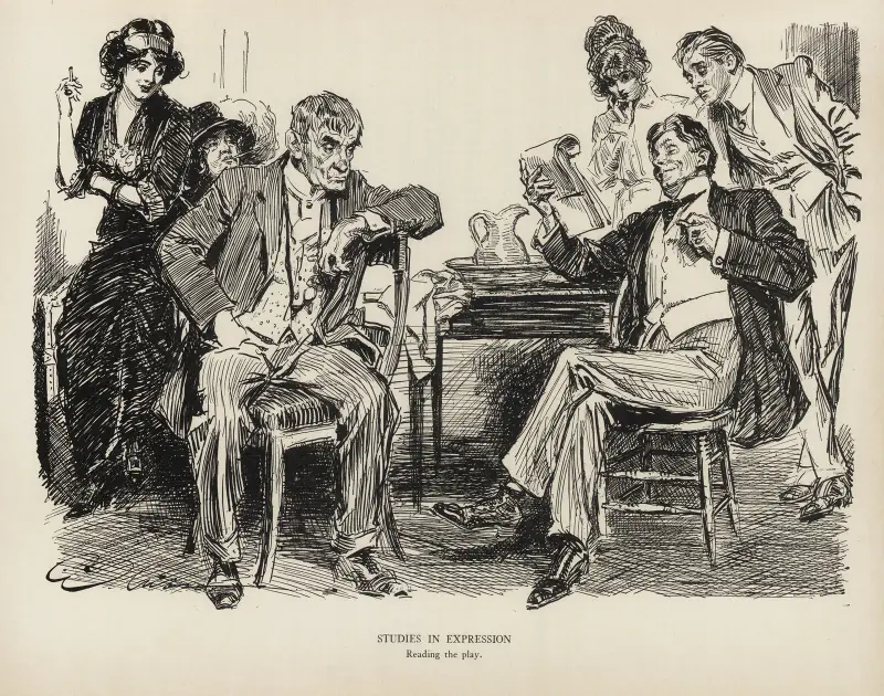 Studies in expression – Reading the play av Charles Dana Gibson