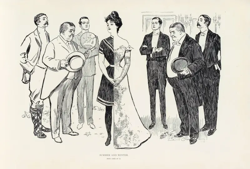 Sommar och vinter av Charles Dana Gibson