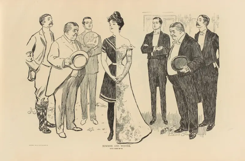 Sommar och vinter av Charles Dana Gibson