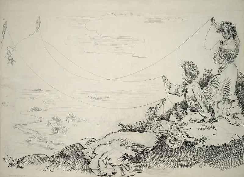 Summer sports av Charles Dana Gibson