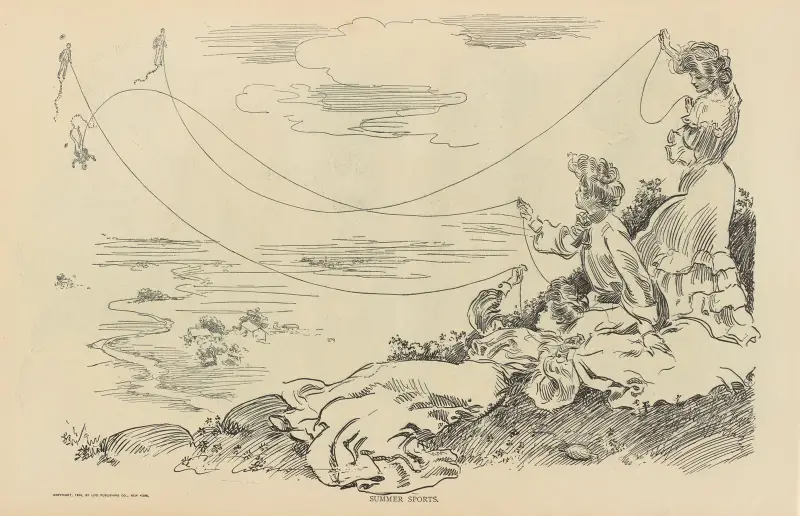Sommarsporter av Charles Dana Gibson