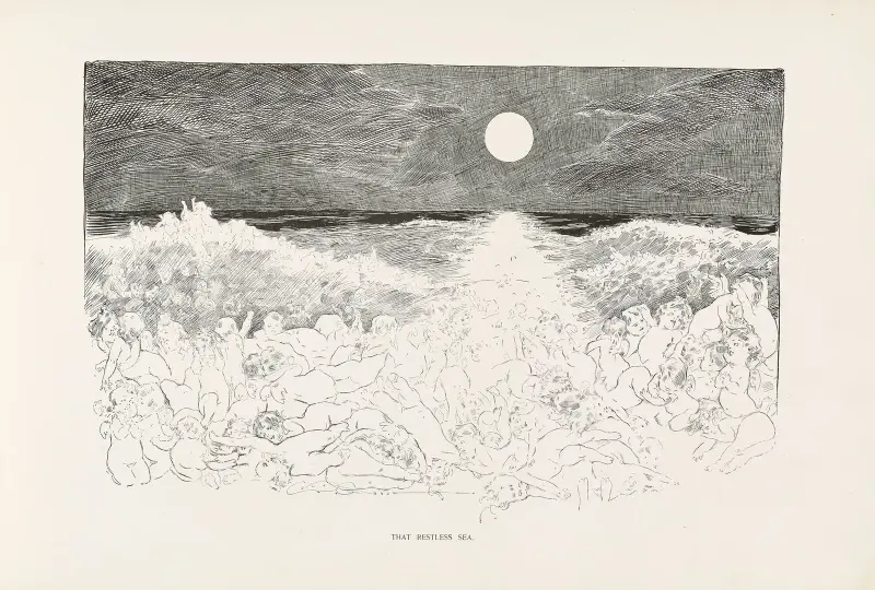 That restless sea av Charles Dana Gibson