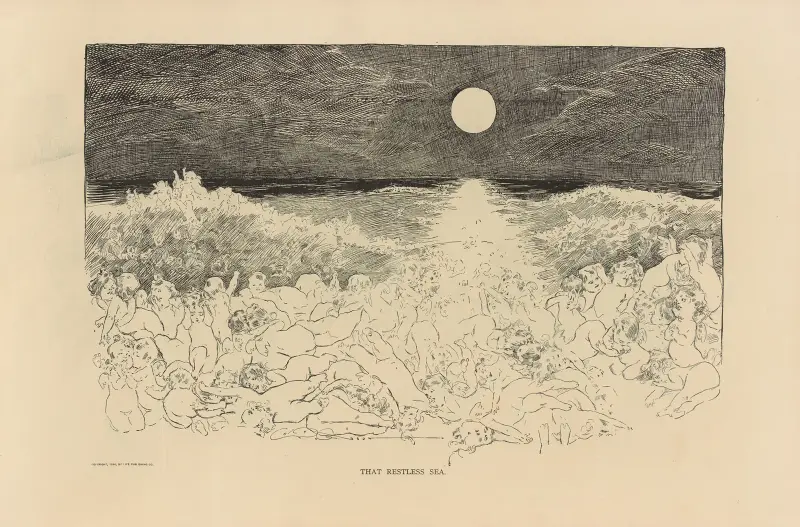 That restless sea av Charles Dana Gibson