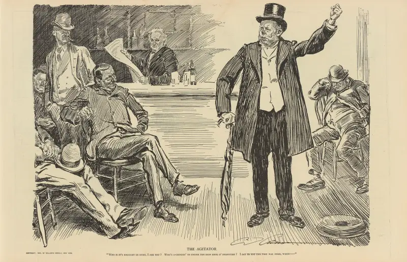 Der Agitator von Charles Dana Gibson