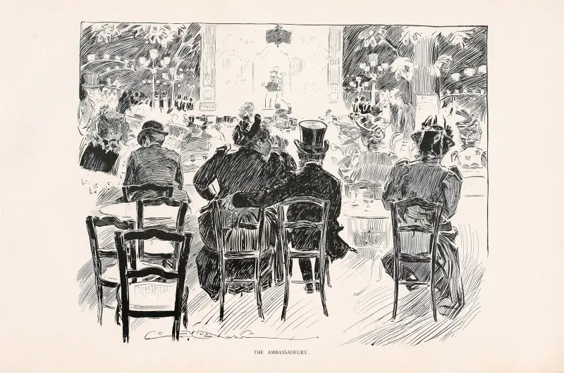 The Ambassadeurs av Charles Dana Gibson