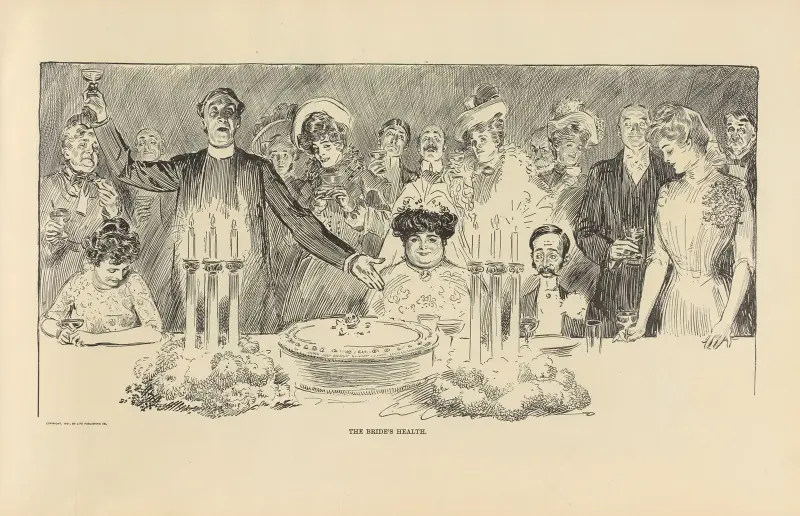 Brudens hälsa av Charles Dana Gibson