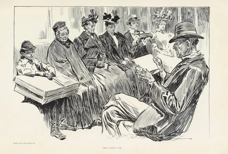 Linbanan av Charles Dana Gibson