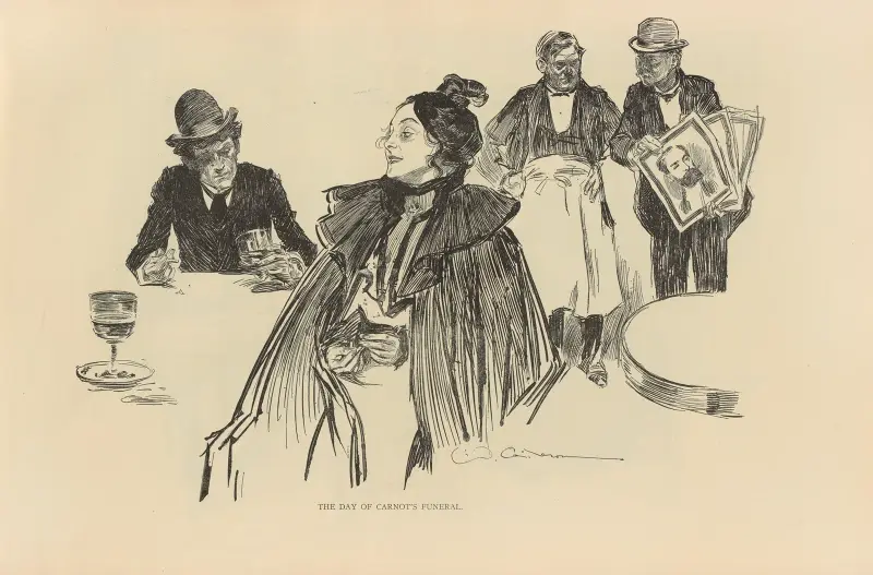 Carnots begravningsdag av Charles Dana Gibson