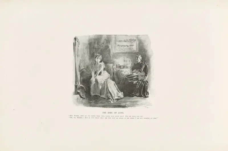Die Augen der Liebe von Charles Dana Gibson