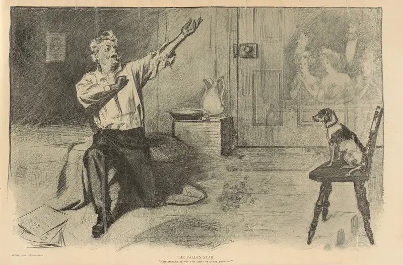 Den fallna stjärnan av Charles Dana Gibson