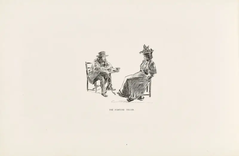 Spåkvinnan av Charles Dana Gibson