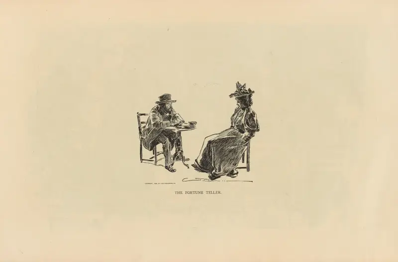 Spådamen av Charles Dana Gibson
