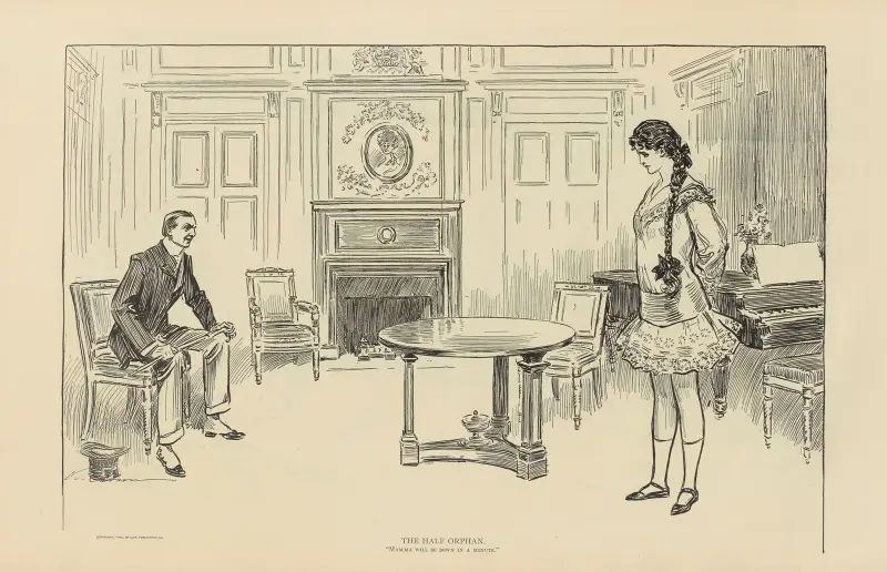 The half orphan av Charles Dana Gibson