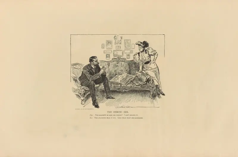 Den heroiska sexan av Charles Dana Gibson