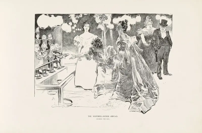 The Hopewell-Bonds Abroad av Charles Dana Gibson
