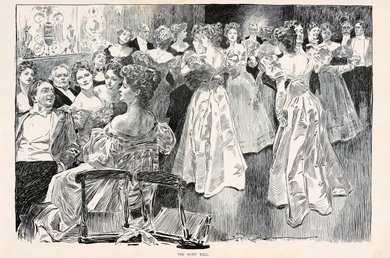 Jakten på balen av Charles Dana Gibson