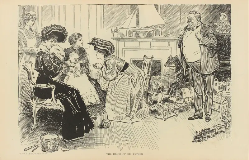 Bilden av hans far av Charles Dana Gibson
